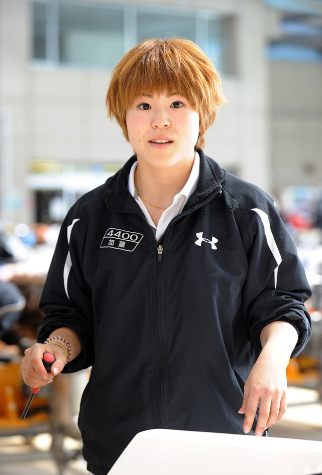 　Ｓ力アップでＡ級昇格を目指す加藤奈月