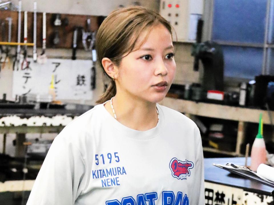初日５Ｒで２着争いを制した北村寧々