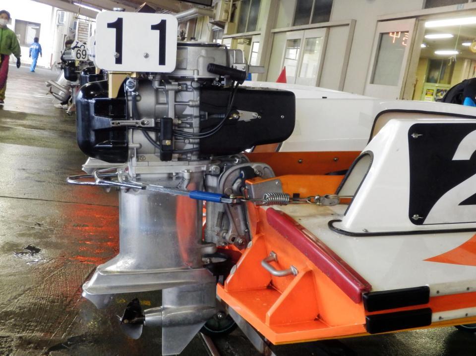 　連続優出は１０で止まったが、素晴らしい舟足を見せる宮島ボートの１１号機