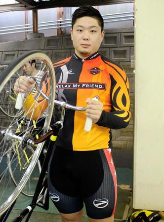 　自転車競技でパリ五輪出場を目指す高橋晋也