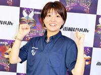 　競輪キャスターとして活動中の渡邉唯