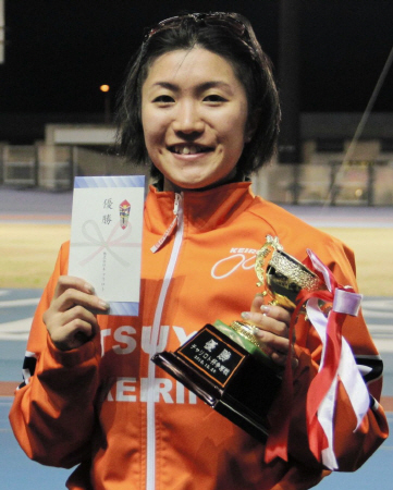 　２８日の松山競輪で通算２回目の優勝を飾った浦部郁里