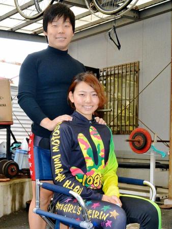 　奈良で注目の競輪兄妹。元砂勇雪（左）と七夕美