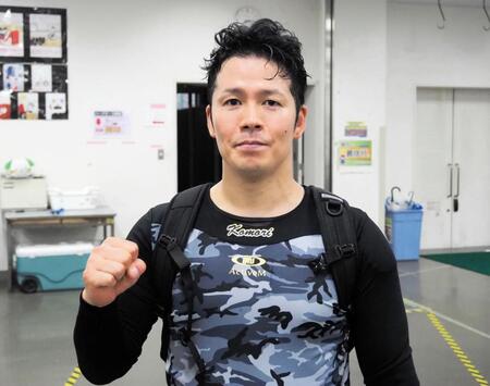 　今年初優勝へ豪快に自力を繰り出す小森貴大