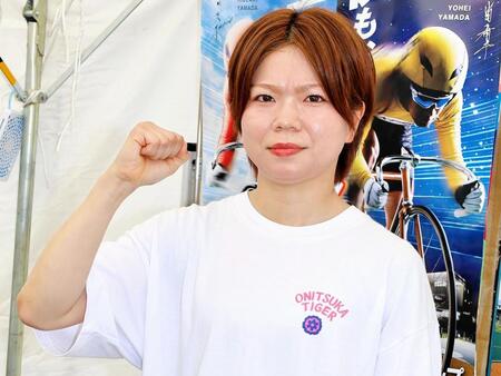 今回のオープニングレースで快走する那須萌美