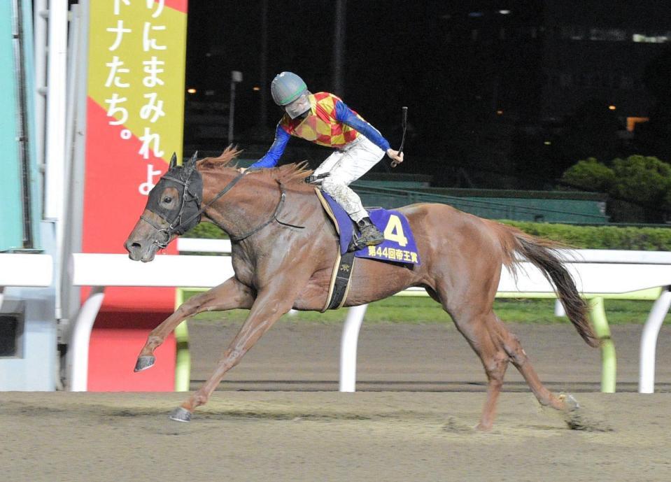 　帝王賞を制したテーオーケインズ（撮影・持木克友）