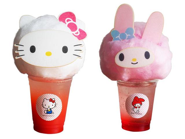 ハローキティ 根付 夏祭り 食べ物 綿あめ かき氷 あれもこれもみんな2005年