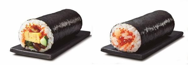 なだ万監修の「恵方巻 舞」（７８０円）、「海鮮恵方巻 華」（１５８０円）