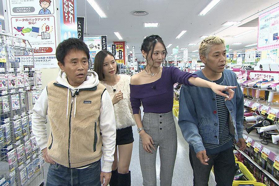 左から、浜田雅功、朝日奈央、緑川静香、田村亮（Ｃ）ｙｔｖ