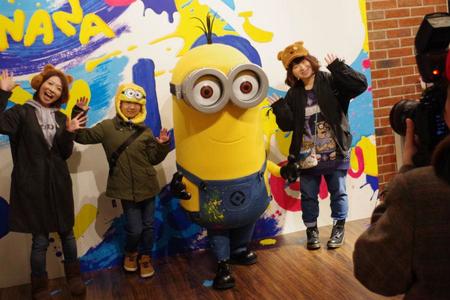 　プロのカメラマンが撮影してくれるミニオンやスヌーピーのグリーティング・フォトスポットが登場（１７日・ユニバーサル・スタジオ・ジャパン）