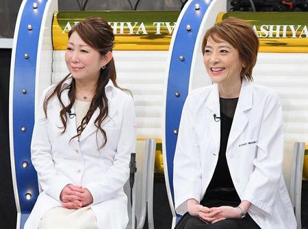 （左から）歯科の笹澤麻由子先生、形成外科の西川史子先生　写真提供：ＭＢＳ