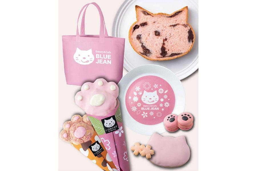 　キャラクター・いろねこちゃんが描かれた、ピンクのトートバック＆お皿付きの「ももいろねこセット」