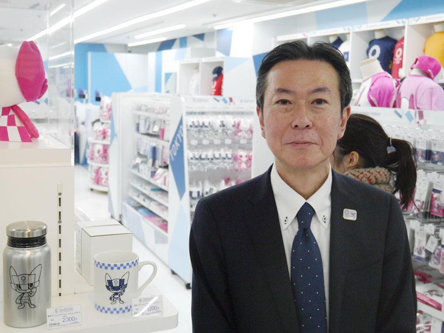 「大阪の人もぜひ盛り上がって」と東京２０２０組織委員会ライセンシング部の関典彦部長（７日・大阪市内）