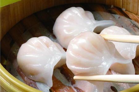 　「香港点心楼」の海老蒸し餃子