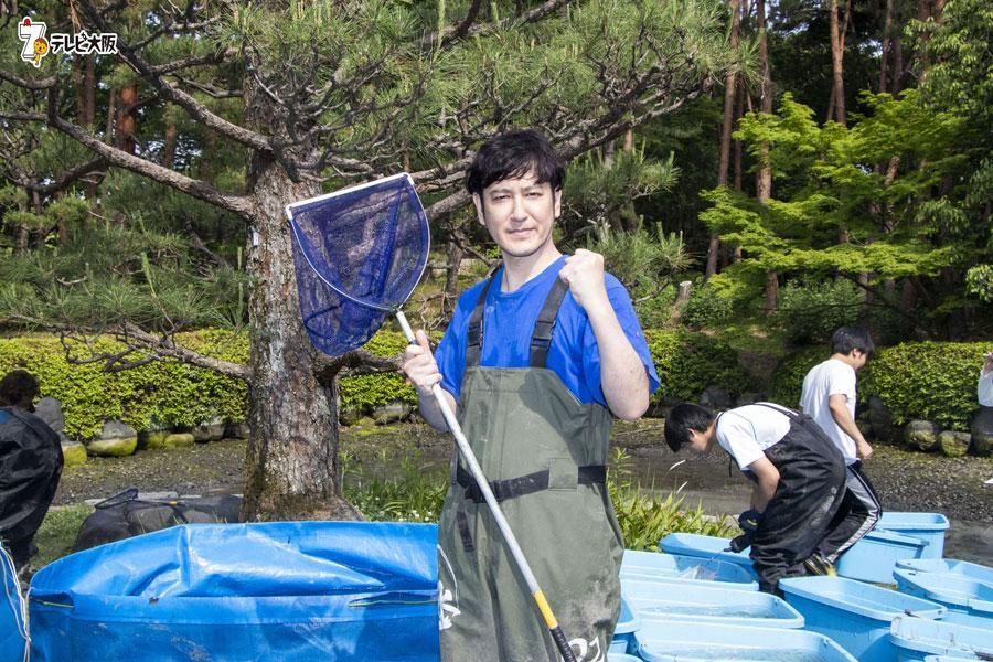 ココリコ田中 万博公園の池から水を抜いて充実の表情 関西 芸能 デイリースポーツ Online