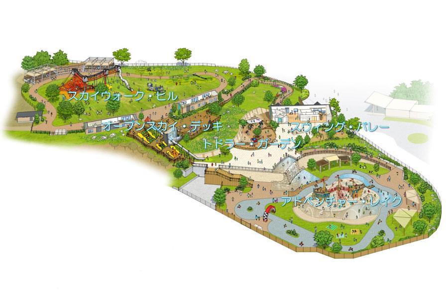 「PLAY PEAK ITADAKI」プレイエリア