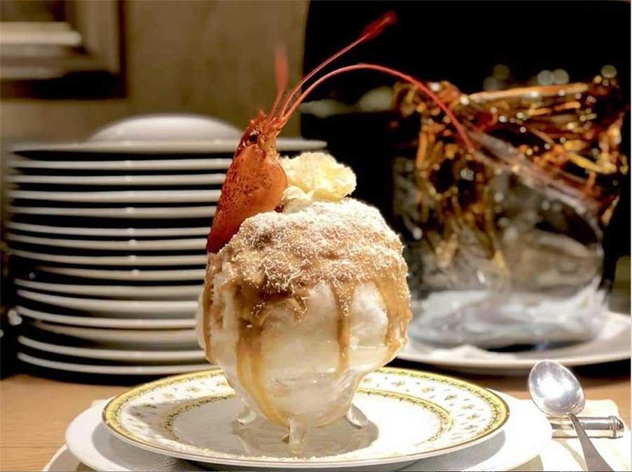 　かき氷なのに、高級食材を使った「おかず氷」が奈良で急増。「氷匠ル・クレール」の「スーパーエビチー」