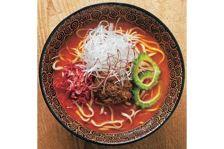 カツオ＆豚出汁の沖縄そばに、エビ出汁をプラスした「コク旨海老そば」（麺処 てぃあんだー・１１８８円）　※各日１００点限り