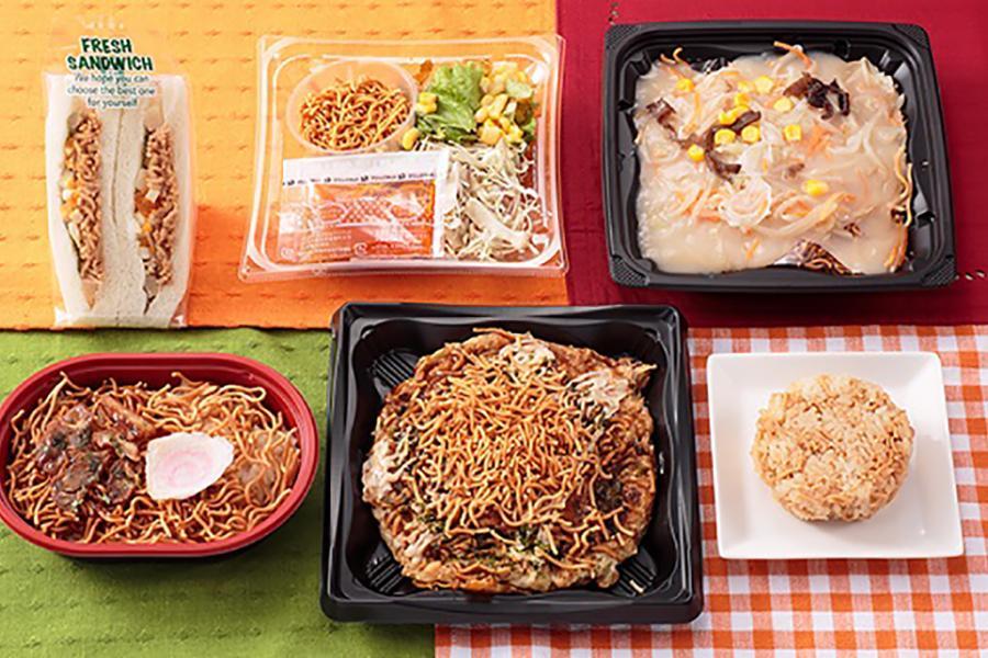 「ベビースターラーメン」とのコラボ商品は全６種類