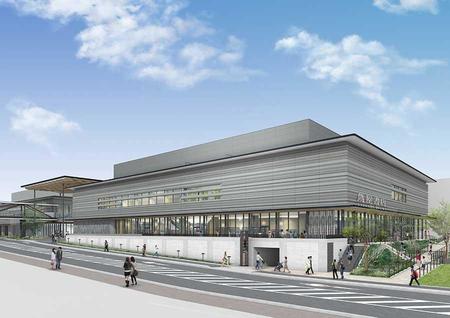２０２０年春に開業予定の「奈良コンベンションセンター」（イメージ）