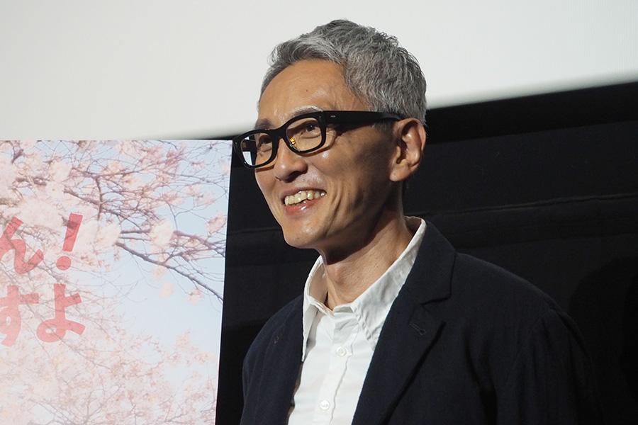 　主演映画『ヒキタさん！ご懐妊ですよ』の舞台挨拶に登壇した俳優・松重豊（２５日・大阪市内）