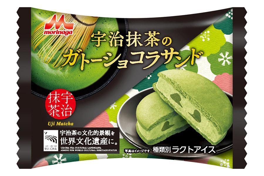 　「宇治抹茶のガトーショコラサンド」（１４０円・税別）