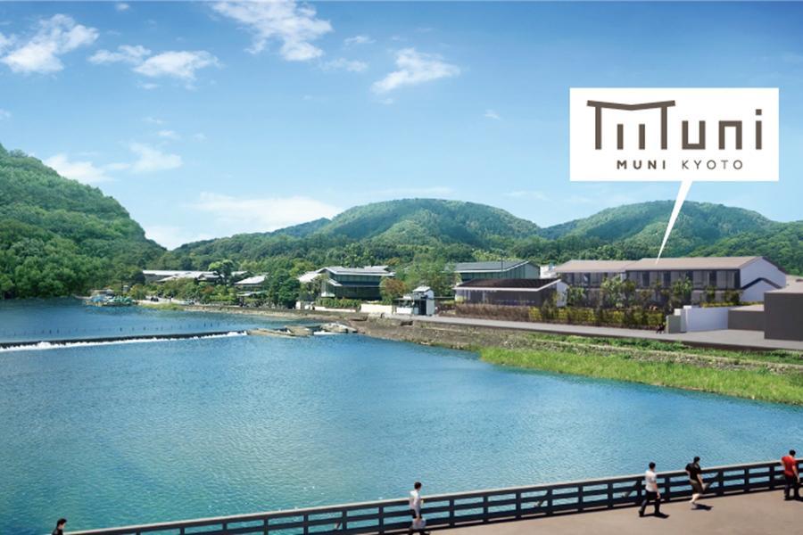 　京都・嵐山の渡月橋近くに２０２０年オープンする、「ＭＵＮＩ ＫＹＯＴＯ」