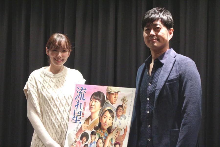 「稽古場で田中さんをいさめながら、芝居のなかでもコントロールしているから、まりえ頼むよと。一番下ですが、割と信頼している」と期待する宅間（１１月１日・大阪市内）