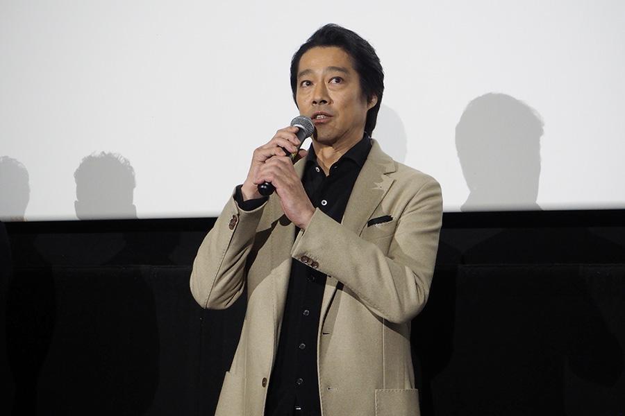 　主演映画『決算！忠臣蔵』の舞台挨拶に登壇した俳優・堤真一（１９日・京都市内）