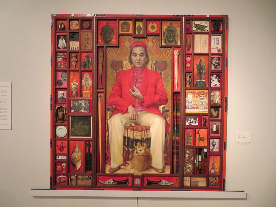 下村良之介《還暦の自画像》1983年