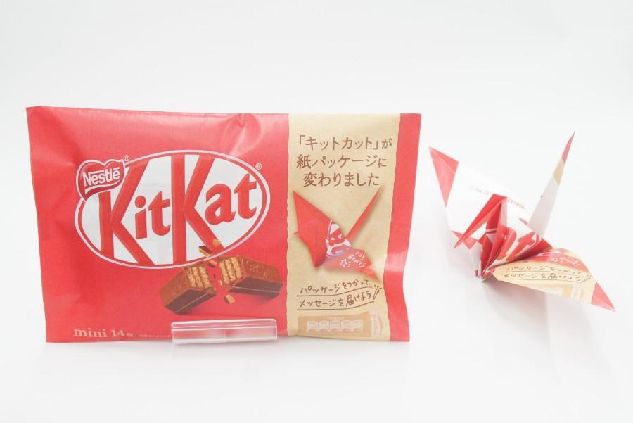紙のパッケージに変わったキットカットの大袋