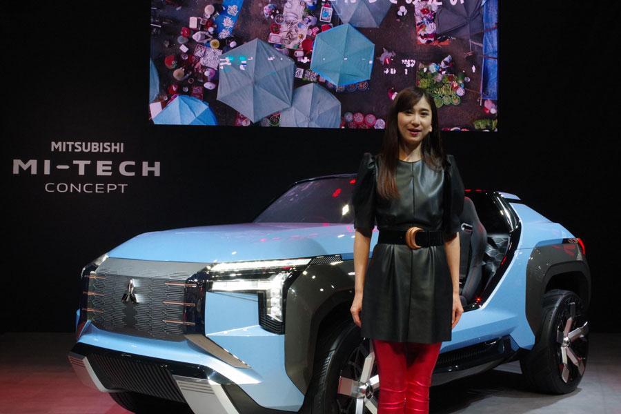 　ＭＩＴＳＵＢＩＳＨＩの電動ＳＵＶ「マイテックコンセプト」。『大阪モーターショー』より（１２月６日・インテックス大阪）