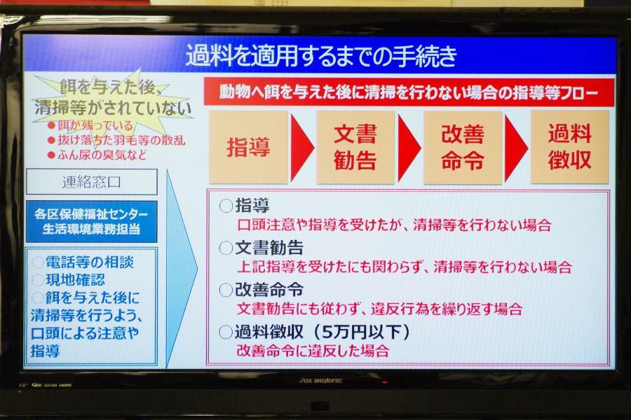 過料を適用するまでの手続きについて（１２月１３日・大阪市役所）