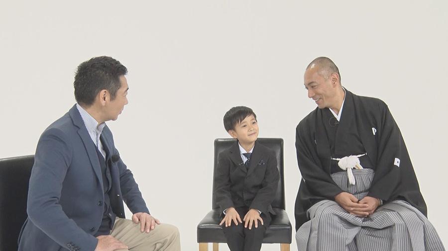 　左から、宮根誠司、堀越勸玄、市川海老蔵　（Ｃ）ｙｔｖ