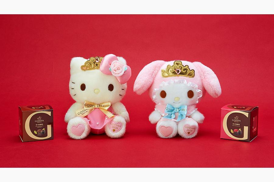 　特別仕様の「ＧＯＤＩＶＡ＆ハローキティ」と「ＧＯＤＩＶＡ＆マイメロディ」のギフトセット