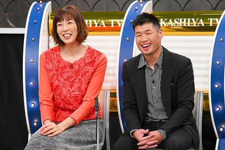 左から元バレーボール女子日本代表の大林素子、ボクシング元世界王者の長谷川穂積（写真提供：ＭＢＳ）