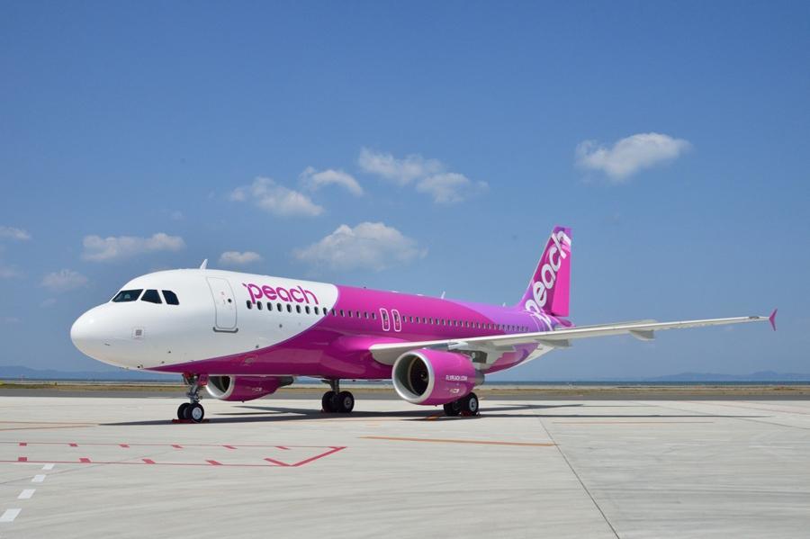 　「関西国際空港」（大阪・泉佐野市）を拠点にする格安航空会社（ＬＣＣ）の「ピーチ・アビエーション」