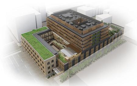 　新「新風館」（京都市中京区）の完成予想図