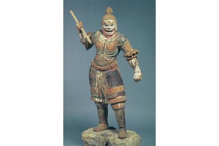 　重要文化財　執金剛神立像　快慶作　木造　鎌倉時代　13世紀　京都・金剛院