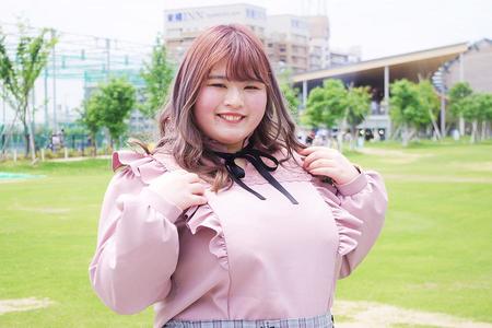 　大きいサイズの洋服専門店の公式アンバサダーとしても活躍する「おこめさん」