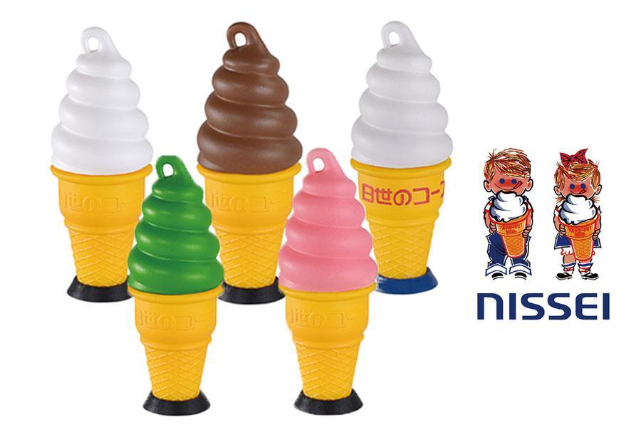 ソフトクリームミニランプスタンド NISSEI ミニソフトスタンド アイスクリーム型ランプ - メルカリ