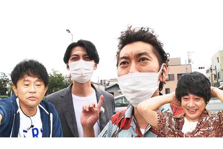 　左から、浜田雅功、ツートライブのたかのり、周平魂、山崎まさよし（写真提供：ＭＢＳ）