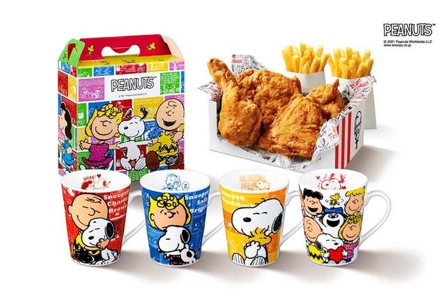数量限定 ケンタッキーから スヌーピーマグセット が登場 マグの内側イラストも公開 関西 芸能 デイリースポーツ Online