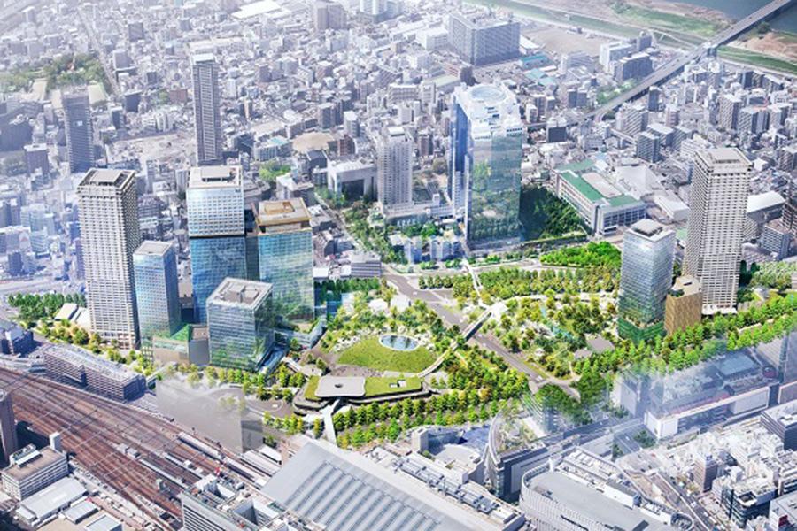 　うめきた２期地区全景のイメージ
