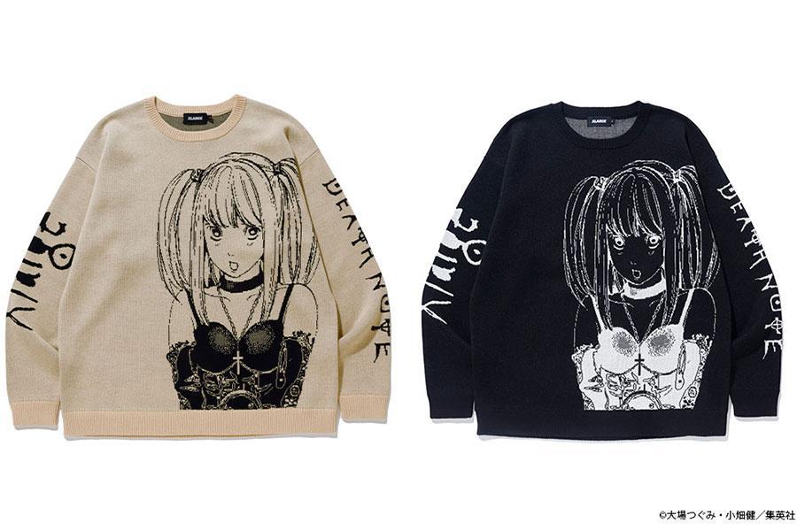 日本価格 XLARGE × death note ミサミサ ニット - トップス