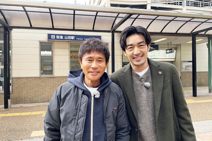 　左から浜田雅功、大谷亮平 （Ｃ）ＭＢＳ