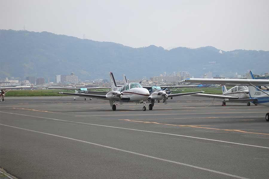 　大阪東部にある「八尾空港」