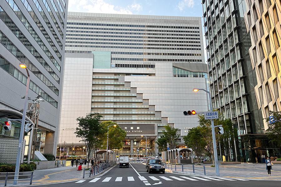 　梅田の街の様子