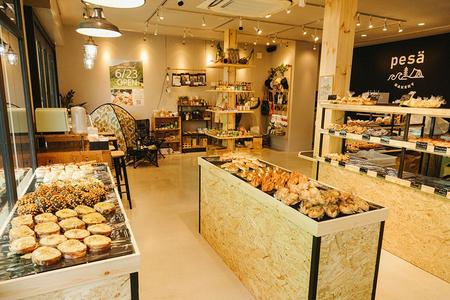 　「ｐｅｓａ ＢＡＫＥＲＹ」店内