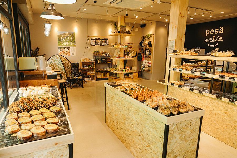 　「ｐｅｓａ ＢＡＫＥＲＹ」店内